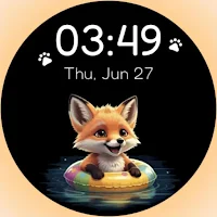 Cute Fox Watch Face: Joy's Day