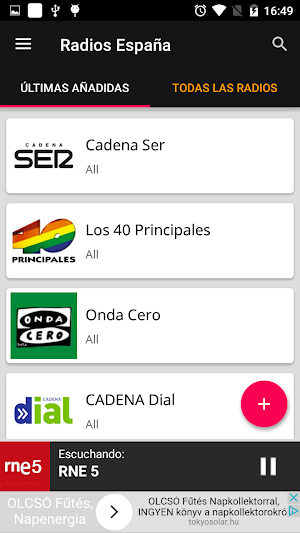 Spanish Radio Stations Screenshot 2