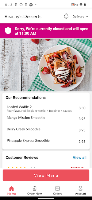 Beachy's Desserts Screenshot 1