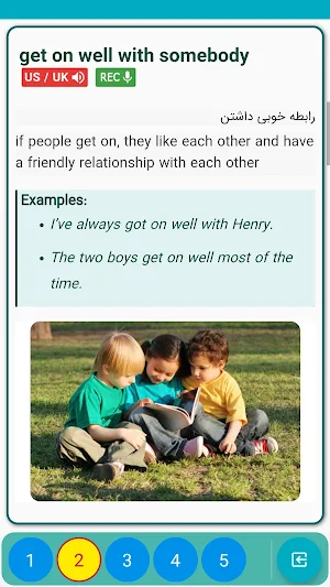 خودآموز واژگان انگلیسی Oxford Word Skills (دمو) Screenshot 3