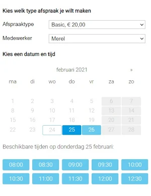 Schoonheidssalon Jolanda Hekkers Screenshot 1
