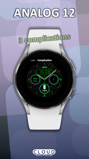 Analog 12 watch face Screenshot 3