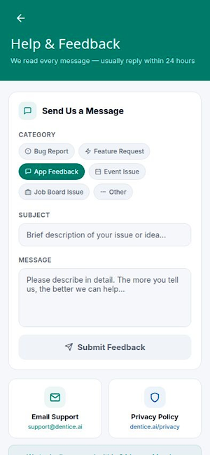 DentiCE – Dental CE & Events Screenshot 2