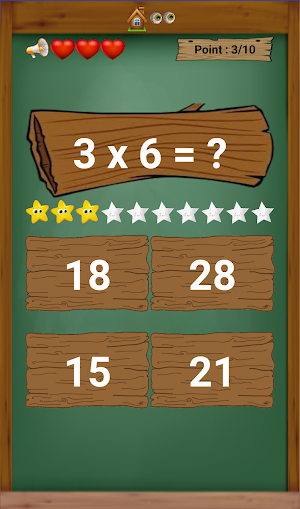 multiplication table Screenshot 1