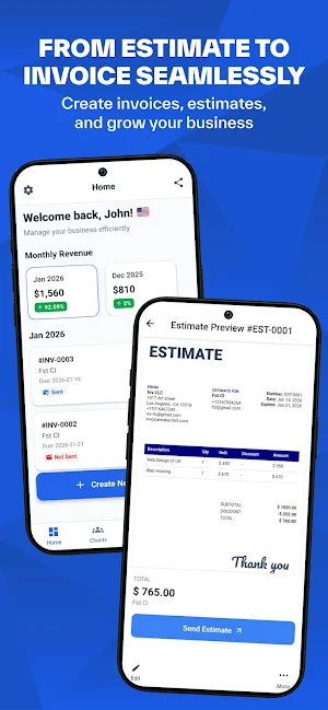 Easy Invoice Generator & Maker Screenshot 3