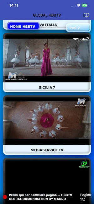 GLOBAL HBBTV Screenshot 1