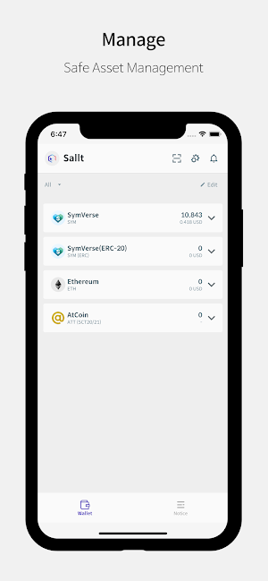 Sallt - Decentralized Wallet Screenshot 3