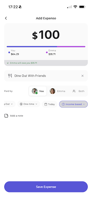 Fairmony: Couples Expenses Screenshot 0