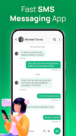 Messages - SMS & Text App Screenshot 0