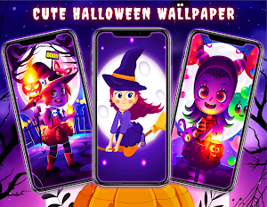 Cute halloween Wallpaper Screenshot 1