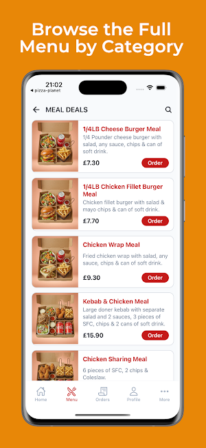KHANS PIZZA Screenshot 1