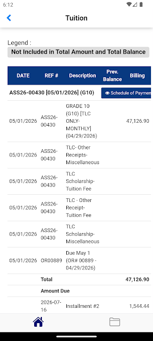BPS Mobile Portal Screenshot 1