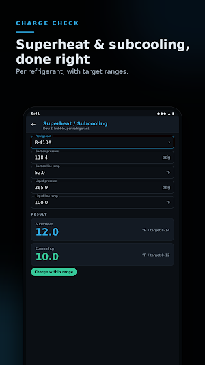 Airforge: HVAC/R Field Tools Screenshot 3