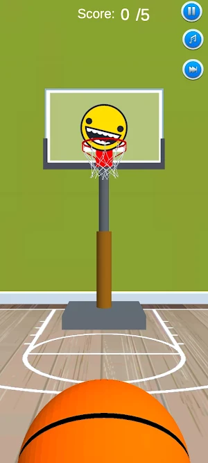 Basketball flick Shooting Screenshot 0