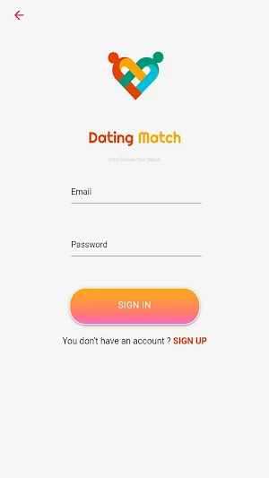 Dating Match App UI Design Screenshot 2