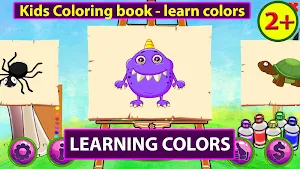 Kids Coloring book - learn colors Screenshot 0