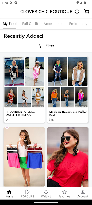 CLOVER CHIC BOUTIQUE Screenshot 1