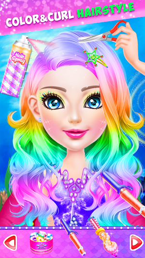 Mermaid Hairs Artist Makeover Screenshot 2