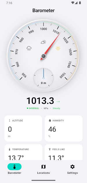Barometer & Altimeter Pro Screenshot 0