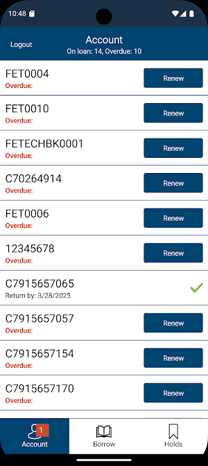 Bunbury Public Library Screenshot 2
