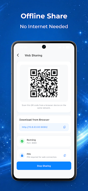 Fast File Sharing App Screenshot 1