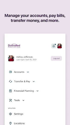 Diversified Members CU Screenshot 3
