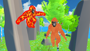 Monkey tag. Gorilla memes game Screenshot 3