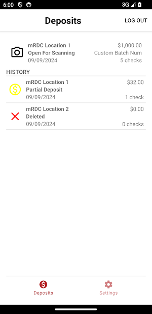 BankNorth Remote Deposit Screenshot 1