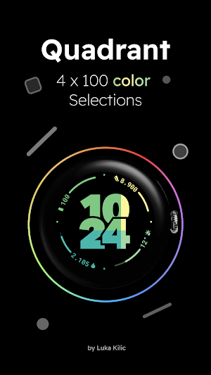 Quadrant - Animated Watch Face Screenshot 1