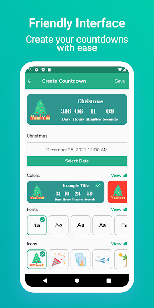 Event Countdowns - Anticipate your moments Screenshot 2
