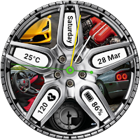 Magz Sporty: Car Wheel Face