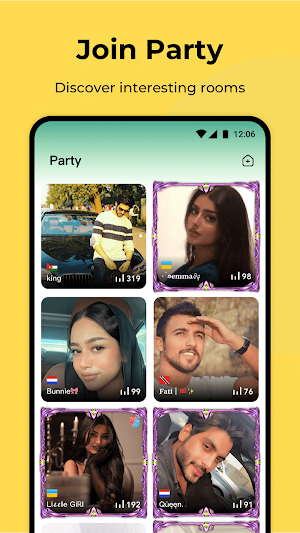 SahraChat - Voice Party Room Screenshot 1
