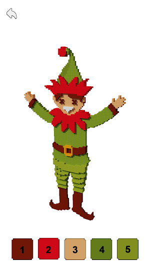 Christmas Voxel 3D Color Book Screenshot 1