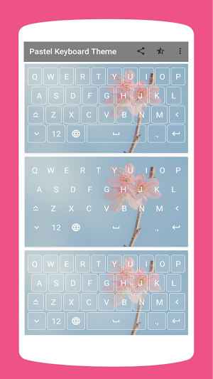 Pastel Keyboard Theme Screenshot 2