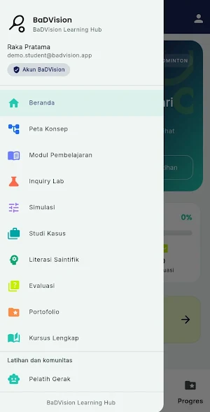 BaDVision Learning Hub Screenshot 1