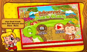 Cerita Anak: Monyet dan Kura-kura Screenshot 0