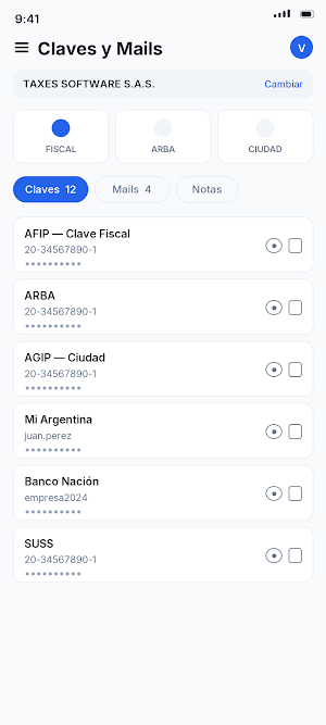 Taxes Software Screenshot 0
