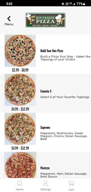 Riverside Pizza Screenshot 2