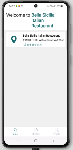 Bella Sicilia Italian Restaura Screenshot 1