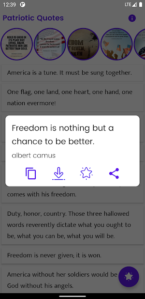 Patriotic Quotes and Sayings Screenshot 2