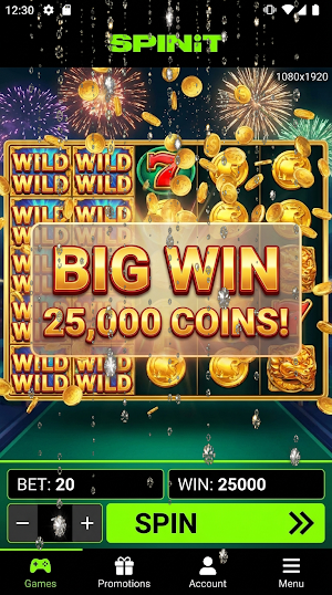 Spinit Casino Screenshot 1