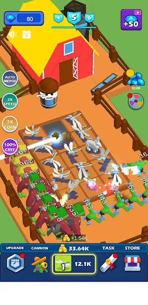 Farm Defense Merge Animal 3D Screenshot 1