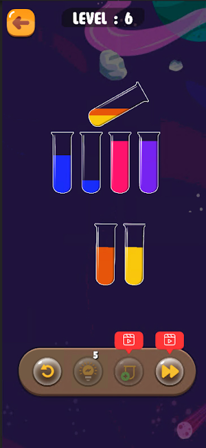 Colorful Water Sort Screenshot 3