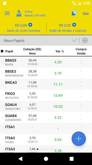 Investimentos Screenshot 3