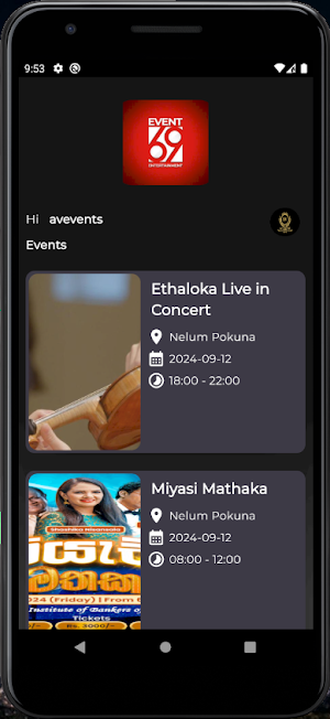 Event69 - Organizer App Screenshot 0