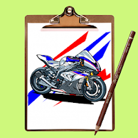 How to Draw Motorbike Easily