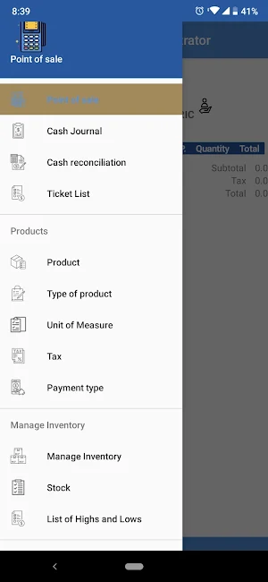 Point of Sale and Inventory (PVFETC-SIM) Screenshot 0