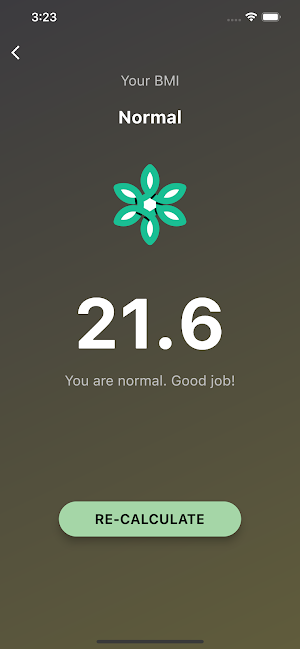 Vigor BMI Calculator Screenshot 1