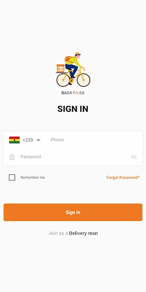 bagyfoods delivery Screenshot 0