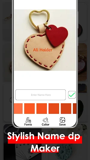 Love Name DP Maker Name on pic Screenshot 2